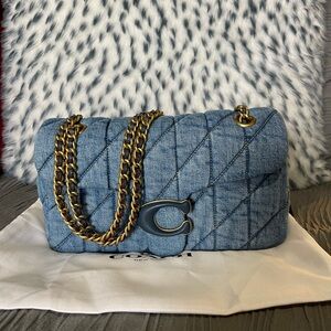 Coach OG Denim Quilted Tabby